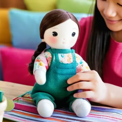 베이비버스 인형 DIY 방법 - **Prompt 1: A Creative Awakening**
    A warm and inviting scene, capturing a parent and a child, ar...